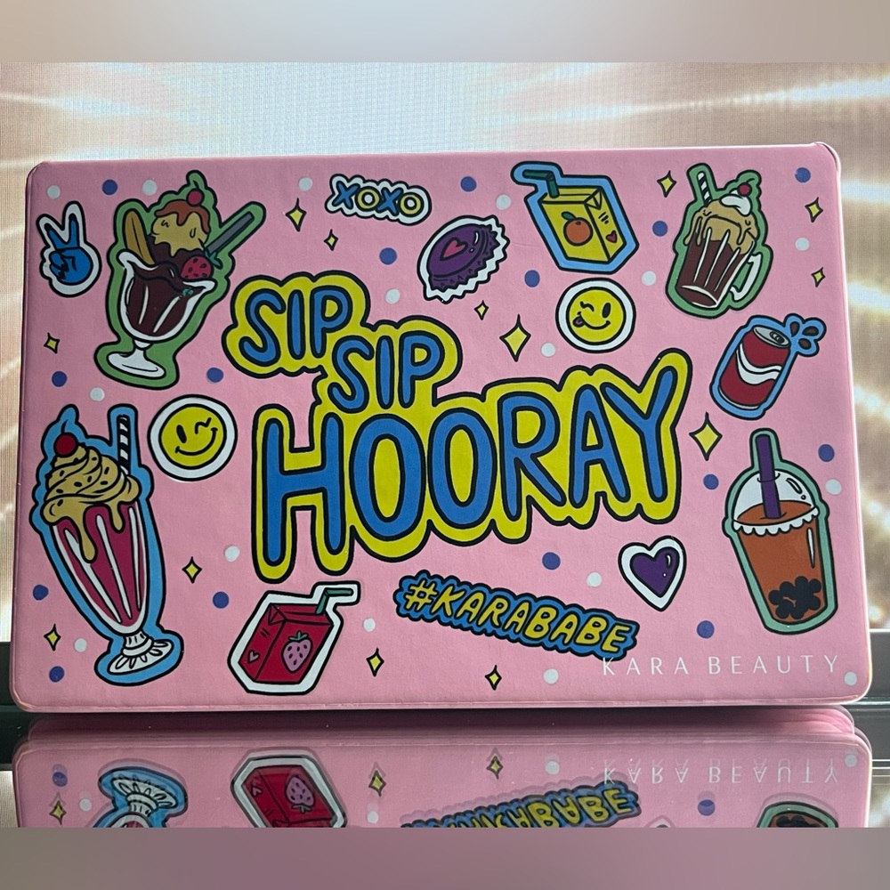 Kara Beauty ~ Sip Sip Hooray Eyeshadow Palette ~ BNIB - Picture 2 of 2